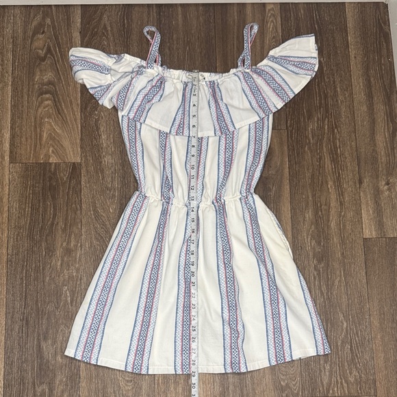 Abercrombie Kids Blue and Red Patterned Dress Girls Size 15/16 - Picture 9 of 11